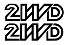 Syncro 2wd 4wd decals - 2wd, |