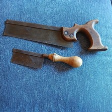 Two Vintage Hand Saws - tenon