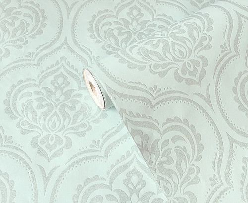 Sparkling gel glitter damask - gel,
