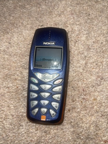 Nokia 3510i mobile phone - mobile, blue