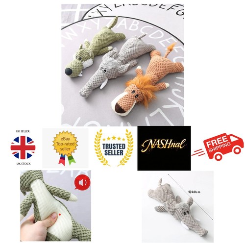 Chew toy plush dog squeaky - chew,