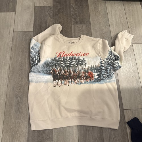Budweiser crewneck sweatshirt - budweiser,