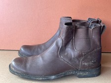 Timberland Men's Brown Leather Chelsea Ankle Boots Shoes UK 9.5 EUR 44 -A42