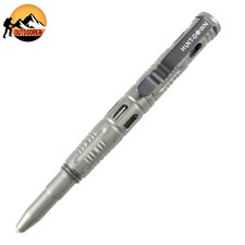 Hunt-Down New Powerful 6" Grey Tactical Pen For Self Defence with Glass Breaker
