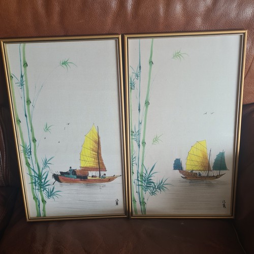Chinese vintage junk boat - vintage,