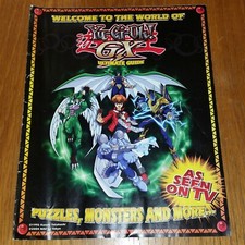 YU-GI-OH GX ULTIMATE GUIDE WORLD OF WITH POSTER BRITISH EAGLEMOSS MAGAZINE