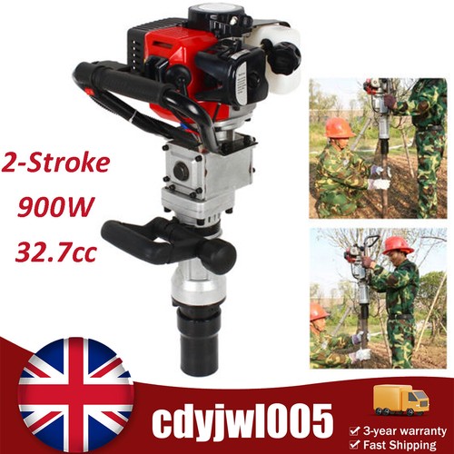 Petrol fence post rammer - fence,