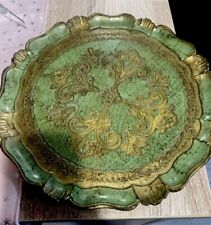 Vintage Papier Mache ? Hand Painted Tray 