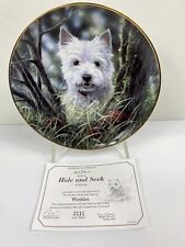 Danbury Mint "Westies" by Paul Doyle Collectors Plate - Hide And Seek - COA