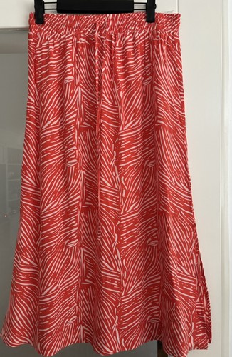 Whistles orange print midi - print,