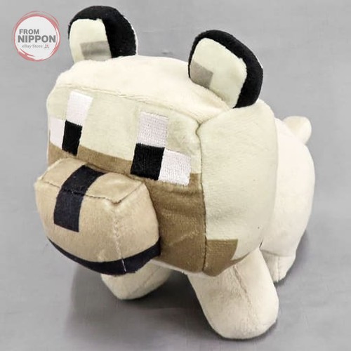 Minecraft wolf baby - baby, plush