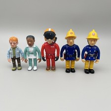 Fireman Sam & Friends Action Figures Set - Sam, Penny, Tom & Norman #Q