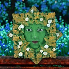 Enchanting Green Woman Floral
