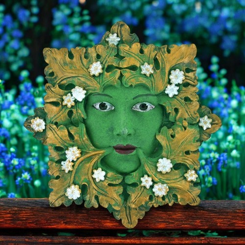 Enchanting green woman floral - enchanting,