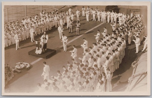 Hms hermes church service - hms,