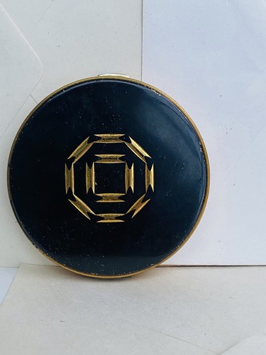 Vintage compact mirror black - compact,