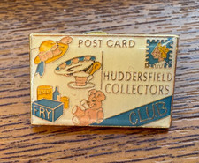 Vintage Huddersfield Collectors Club Enamel Pin Badge UK Retro Collectable