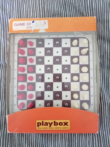 Vintage travel chess set - chess,