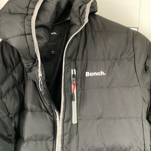 Men bench overcoat quoted - bench,