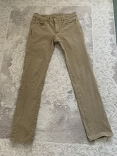 LEVIS 511 SAND COLOUR COTTON JEANS 32 W 34L