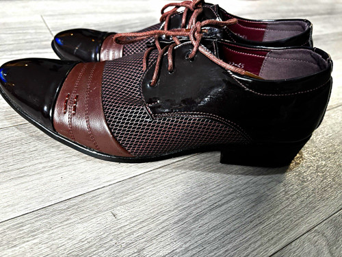 Men oxford lace patent - men’s, lace-up