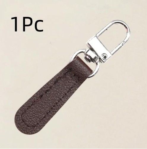 Zipper pull tab leather - zipper,