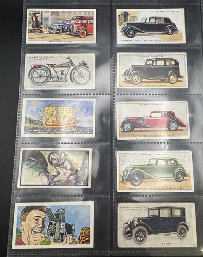 Vintage cigarette cards - 10, job