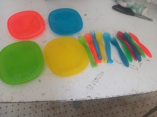 Ikea kalas kids set plates - kids,