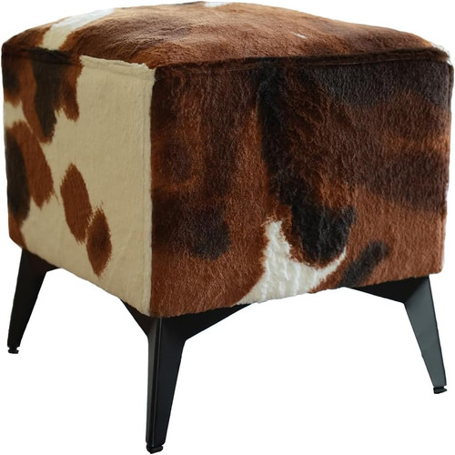 Brown cow print - brown,
