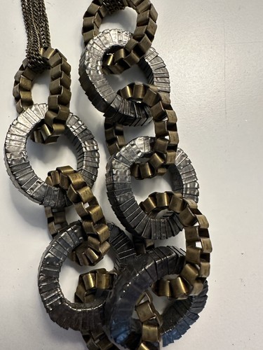 Necklace double layer - ,