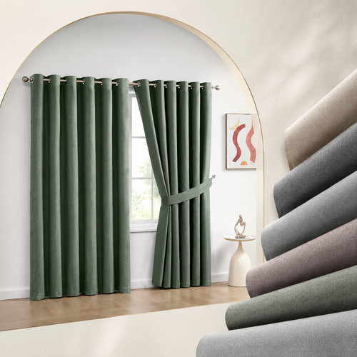 Natural linen curtains 100 - linen,