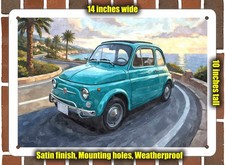 Metal Sign - 1970 Fiat 500L