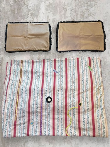 Handmade striped floral - floral, duvet