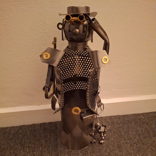 Wine bottle holder metal - wine,