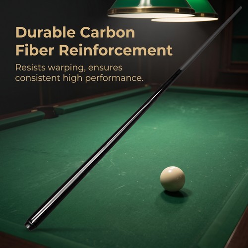 Split snooker cue - 3/4, wood