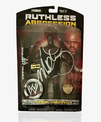 Wwe mark henry signed 500 - signed,