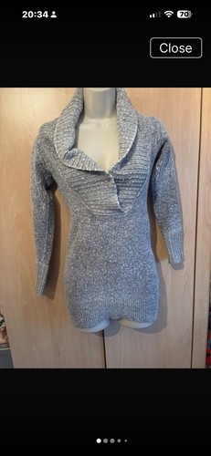 Jane norman y2k marl knit - norman, grey