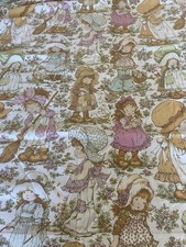 Sarah Kay Vintage Late 70s Home Made Curtains/fabric. 102” X 51”, Very Clean