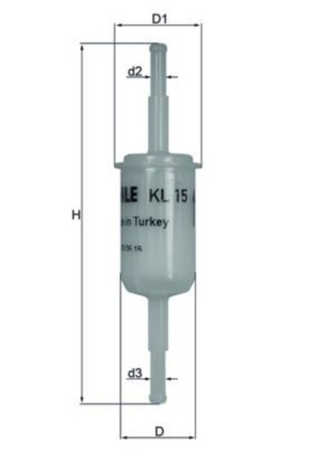 Mahle fuel filter for audi - filter,