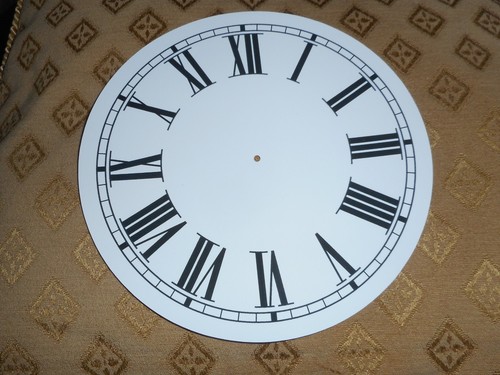 Clock dial face paper card - dial,
