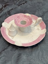 Pink And White China Candle