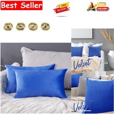 Set of 2 Crushed Velvet