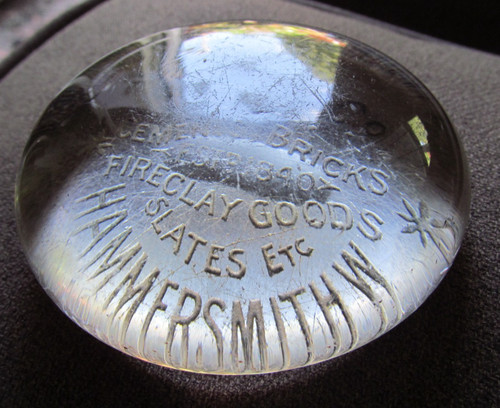 Antique glass paperweight - antique,