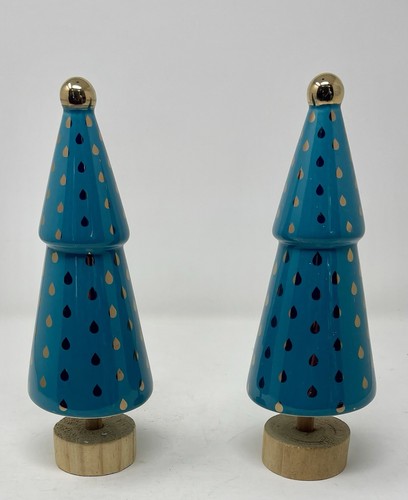 Pair teal ceramic - ceramic, christmas