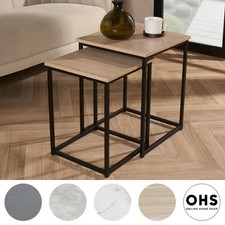 Nest of Tables Square Wood Top