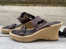 Womens Nine West Brown Leather