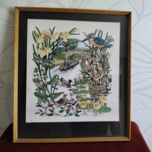 Vintage embroided picture - picture, 2001