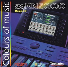 TECHNICS - DEMO-CD - COLOURS OF MUSIC - SX-KN5000