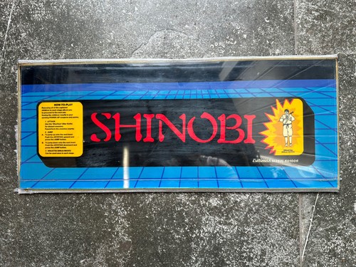Sega shinobi arcade - sega, marquee