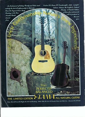 1978 tama all natural guitar - 1978,